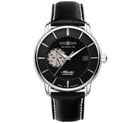 Zeppelin Atlantic 8470 Montre pour Homme avec Bracelet en Cuir, Noir, Einheitsgröße, Sangle