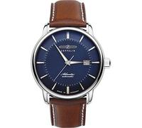 Zeppelin Atlantic Montre Homme Analogique Automatique avec Bracelet Cuir 8452-3