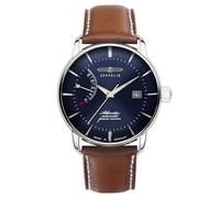 Zeppelin Hommes Analogique Automatique Montre avec Bracelet en Cuir 84623