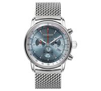 Zeppelin Chronographe À Quartz Marin Lz 14 (42 Mm) Cadran Bleu Glacier /