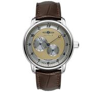 Montre - Homme - 8568-5 - Acier inoxydable - Cuir - Chronographe