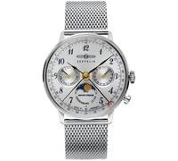 Zeppelin hindenburgh Montre Femme Analogique Quartz avec Bracelet Acier Inoxydable 7037M-1