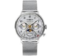 Zeppelin hindenburgh Montre Femme Analogique Quartz avec Bracelet Acier Inoxydable 7037M-1