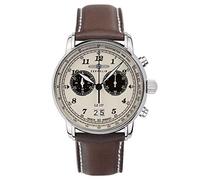 Zeppelin Hommes Analogique Quartz Suisse Montre avec Bracelet en Cuir 8684-5