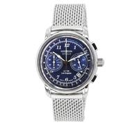Zeppelin Los Angeles Cadran Bleu Quartz Chronographe Acier Z7614M3 pour Homme