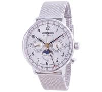 POINT tec Zeppelin Montre chronographe 7036M-1 pour homme argent 40 mm bracelet acier