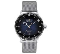 Zeppelin lz129 Hindenburg Montre Homme Analogique Quartz avec Bracelet Acier Inoxydable 8046M-3