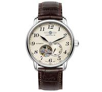Zeppelin LZ 127 Graf 76665 Cœur Ouvert Cadran Crème Automatique 50M Montre Homme