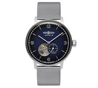 Mens Watch Zeppelin 8066m-3n, Automatic, 40mm, 5atm Argenté
