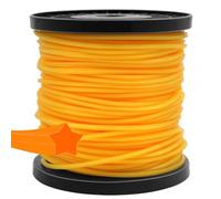 Zeqeey Fil de Coupe Herbe en Nylon en Forme d’étoile Robuste, Fil pour débroussailleuse de Remplacement épais et Durable 3,0 mm - 0,12 Pouce x 67m 220ft