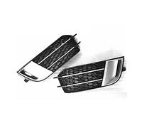 ZEQIMWL Accessoires Auto Pour Audi A1 Standard 2010 2011 2012 2013 2014 2015 Voiture Avant Sport Antibrouillard Couvercle Antibrouillard Gril(Matt silver)