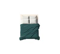 zer0bed, Drap de Dessus pour lit Double, Couleur Unie, 260 x 290, 100% Coton, Laiton, Drap Plat, 1 pièce (Drap Dessus Uniquement)