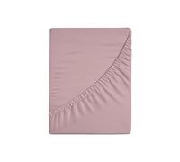 Zer0bed, Drap Housse carré et Demi Couleur Unie 100% Coton, Angle Maxi 30 cm, 1 Place et demie, Rose, 130 x 200 cm