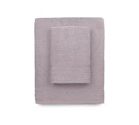 zer0bed, Serviettes de Bain Lilas, 2 Serviettes de Bain, Serviette de Visage, Serviette de Bidet, Couleur Unie, Lilas, 100% Coton, Lot de 2 pièces