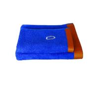 zer0bed Set de Serviettes de Bain, Serviettes de Bain, Visage et Bidet, Serviette de Sport, Piscine ou Salle de Sport, Couleur Unie avec Bord contrasté, 100% Coton, Lot de 2 pièces, Bleu