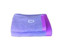 zer0bed Set de Serviettes de Bain, Serviettes de Bain, Visage et Bidet, Serviette de Sport, Piscine ou Salle de Sport, Couleur Unie avec Bord contrasté, 100% Coton, Lot de 2 pièces, Lilas