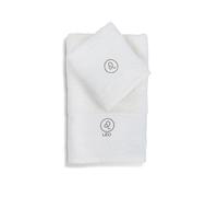zer0bed Zodiac Set de Serviettes de Bain Signes du Zodiaque, Lot de 2, Serviette de Visage, Serviette invité-Bidet, 100% Coton, Couleur Unie avec Broderie, Lion