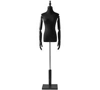 ZERAPH Mannequin CAUTORS DIMMOGNEGLEMENT Forme Femme Black Forme avec Sourt RÉGLABLE ET ARRMES Flexibles, Mannequin Lecter