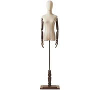 ZERAPH Mannequin CAUTORS DIMMY DROMFORM Femme Forme Femme avec tête, Femme adulable Femme Mannequin Torse, pour Chapeau/t-Shirt/Robe de Mariage Robe Formelle Mannequin (Style 1)