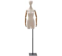 ZERAPH Mannequin TAILLERS DROMMEFT DUMMEFT RABLABLE Hauteur Femmes FEMPELS MANDEMENTS MANDEMENTS Mannequin Affichage BUSSE pour SPHANDEMENT DE JIANDR