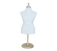 ZERAPH Mannequin Tailors Dummy Dressform 1: 2 Small Douxmakers Femelle Femelle, Tailor Manikins Mini Doll Form Display Dollhouse Accessoires Decoration (Natural)