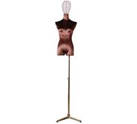 ZERAPH Mannequin Tailors Dummy Robeform Femelle Mannequin TOSSO Corps Femme Tailles Femmes Forme MONDIE BUSTES avec Base en métal pour Habillement de la Robe Bijoux Affichage (H)