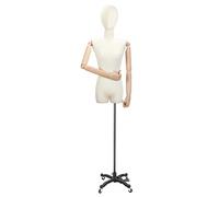 ZERAPH Mannequin Tailors Mincy Robeform Femelle Makinmand Mannequin Mannequin avec des mannequins de recadrage stéréo de Bras Affiche des mannequins (Couleur: 3) (7)