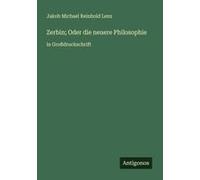 Zerbin; Oder Die Neuere Philosophie