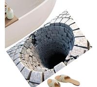 Zerbino Tappeto Ingresso - Entry Mat - Non Slip Easy Clean - Optical Illusion Area Rug Bath Mat | for Bedroom Guesthouse Sofa Side Dorm Apartment Family Gathering Housewarming Birthday