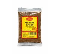 ZERDA Mélange Quatre Épices, Mélange Naturel de Cannelle Gingembre Girofle et Noix de Muscade, 100g