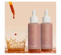 Zeria Lot de 2 gouttes bronzantes sans soleil pour stimuler naturellement la mélanine, améliorer votre teint naturel pour un véritable éclat ensoleillé, sans dommages causés par le soleil, et rester