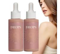Zeria Sunless Tanning Drops, Zeria Drops To Naturally Boost Melanin, Natural & Nourishing Ingredients, Enhancing Your Natural Skin Tone for a Healthy, Without Sun Damage (2 PCS)