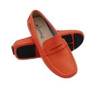 Zerimar - Mocassins élégants pour Femme, Design Classique et Confortable - Parfaits pour Tous Les Jours ou pour Les Occasions spéciales - Couleur Rouge - Taille 39
