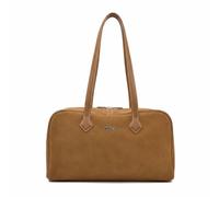 Zerimar Sac à main pour femme en cuir suédé - Cuir de qualité pour un usage quotidien et occasionnel - Derniers exemplaires disponibles - Dimensions : 34 x 12 x 20 cm - Couleur : Tabac