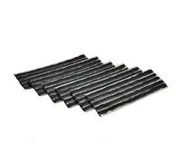 ZERINT TS-260D30 Cordon de Réparation de Pneu Bande de Caoutchouc 30pcs 6 x 200 mm Noir, Bouchon de Réparation de Pneu Auto - Vulcanisant