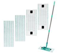 Zeripikfoasp 4 Pièces Serpillères de Rechange Compatibles avec Leifheit Clean Twist M Ergo Micro Duo, Housse de Rechange, Efficace et Absorbante, pour Enlever Les Taches, pour Tous de Sols