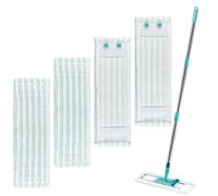 Zeripikfoasp 4 Pièces Serpillères de Rechange, Housses de Rechange Compatibles avec Leifheit Profi XL Micro Duo / Profi XL Cotton Plus Mop, Chiffon en Microfibre avec Poils Spéciaux pour Tous Les Sols