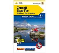 Zermatt - Saas Fee, Grächen, Visp, Simplon Wanderkarte Nr. 24