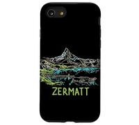Zermatt Suisse Souvenir de Voyage Ville Cadeau Monument Coque pour iPhone SE (2020) / 7/8