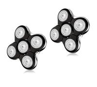 Zernblend 2 pièces de têtes de Remplacement pour Les tondeuses à crâne Remington XR7000, XR1500, XR1501, Rasage précis pour Hommes, Rasoir crâne Hommes