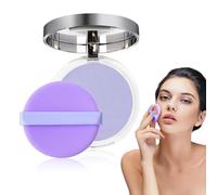 Zernblend Houppettes Violettes pour Le Contrôle de l'Huile, Poudre Maquillage, Fond de Teint Cushion