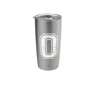 Zero 0 Numéros de sport vintage Gobelet isotherme en acier inoxydable double paroi