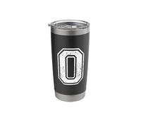 Zero 0 Numéros de sport vintage Gobelet isotherme en acier inoxydable double paroi