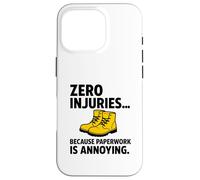 Zéro blessure, utilisez Votre EPI | Cadeau de Campagne de Sensibilisation à la sécurité Coque pour iPhone 16 Pro