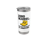 Zéro blessure, utilisez votre EPI | Cadeau de campagne de sensibilisation à la sécurité Gobelet isotherme en acier inoxydable double paroi
