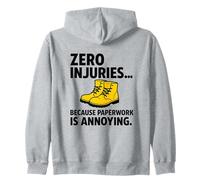 Zéro blessure, utilisez Votre EPI | Cadeau de Campagne de Sensibilisation à la sécurité Sweat à Capuche