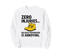Zéro blessure, utilisez Votre EPI | Cadeau de Campagne de Sensibilisation à la sécurité Sweatshirt