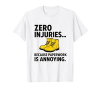 Zéro blessure, utilisez Votre EPI | Cadeau de Campagne de Sensibilisation à la sécurité T-Shirt