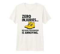 Zéro blessure, utilisez Votre EPI | Cadeau de Campagne de Sensibilisation à la sécurité T-Shirt Haut de Gamme