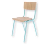 Zero chaise Jan Kurtz chêne/turquoise - 4021224993875
